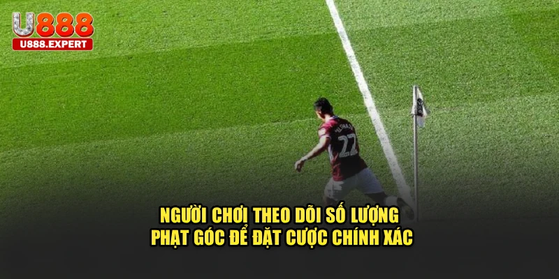 Người chơi theo dõi số lượng phạt góc để đặt cược chính xác