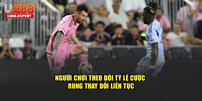 Người chơi theo dõi tỷ lệ cược rung thay đổi liên tục